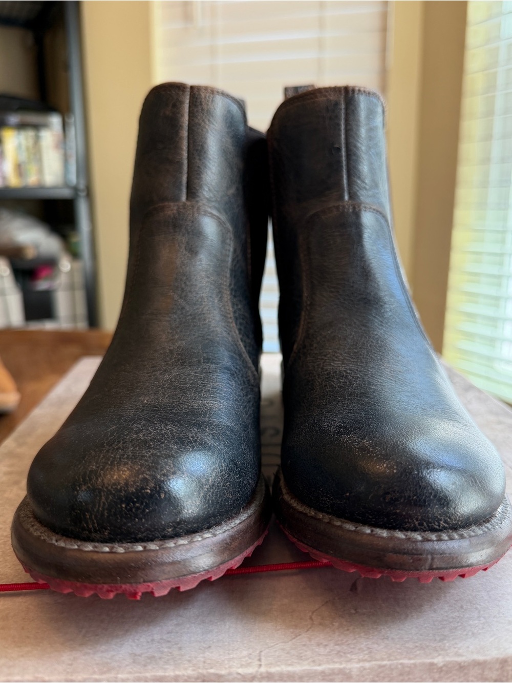 Bed Stu Nandi Chelsea Leather Ankle Boot - Black Lux - Women’s 7.5 M - Picture 8 of 13